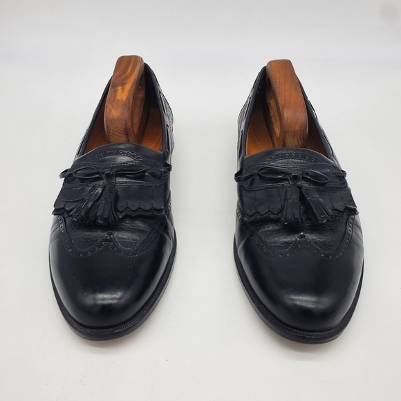 Johnston & Murphy Cellini Kiltie Tassel Loafers Men 11M Dress Shoes Black main image 10